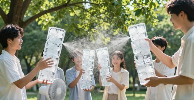大冰块降温方法_青白江区夏季防暑降温大冰块_大冰块户外活动使用时长